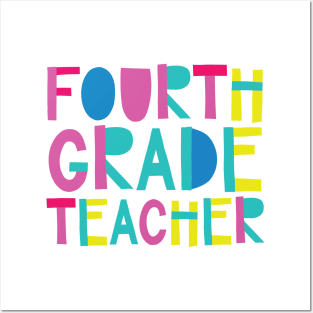 4th Grade Teacher Gift Idea Cute Back to School Posters and Art